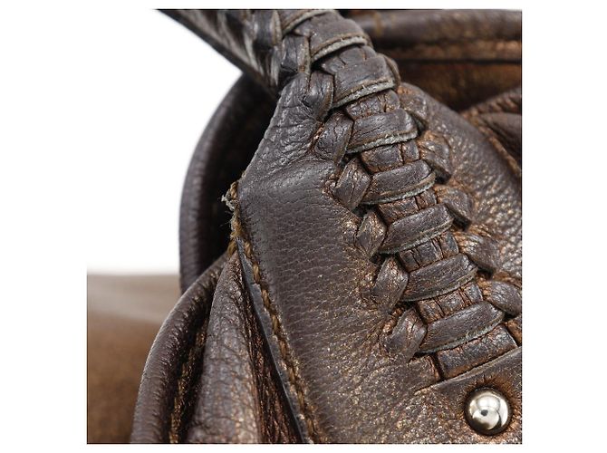 Borsa tote in pelle Salvatore Ferragamo Marrone - vista 9