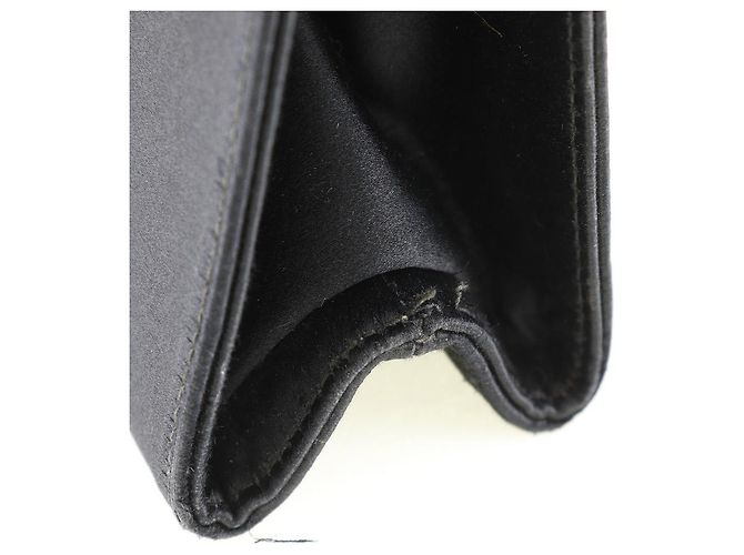 Borsa in satin nera Salvatore Ferragamo Nero - vista 3