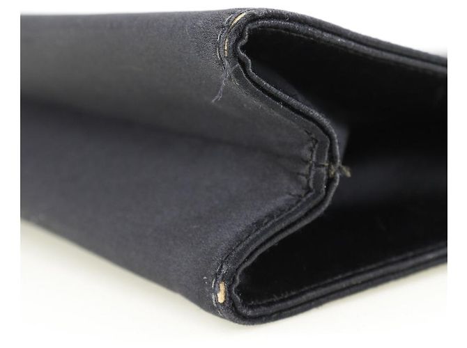 Borsa in satin nera Salvatore Ferragamo Nero - vista 9