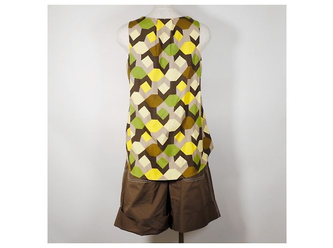 Autre Marque Conjunto sin mangas de seda y algodón Marc by Marc Jacobs Castaño - vista 3