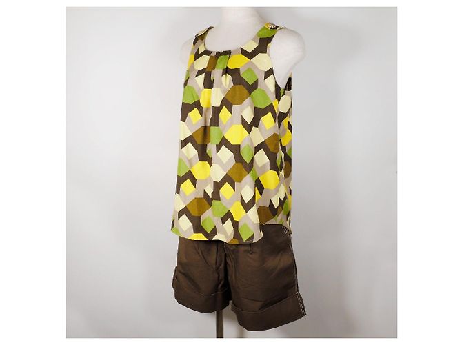 Autre Marque Conjunto sin mangas de seda y algodón Marc by Marc Jacobs Castaño - vista 5