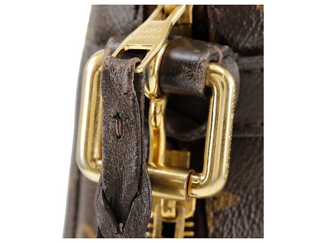 Borsa a mano in tela Monogram Louis Vuitton M95529 Marrone - vista 11