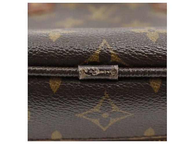 Borsa a mano in tela Monogram Louis Vuitton M95529 Marrone - vista 7