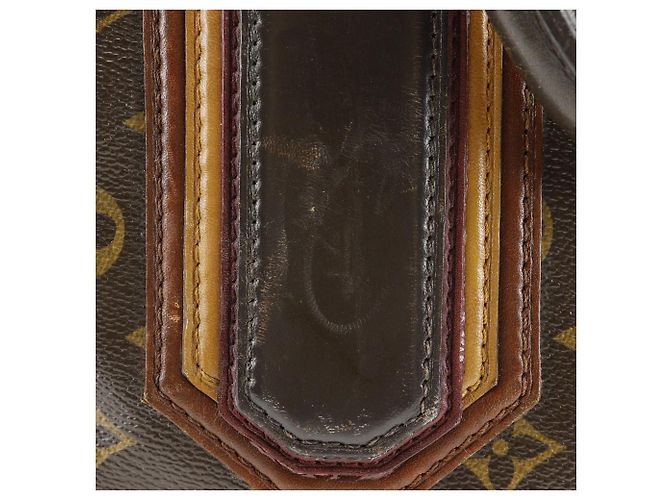 Borsa a mano in tela Monogram Louis Vuitton M95529 Marrone - vista 8