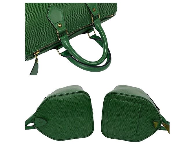 Louis Vuitton Epi Leather Speedy 25 Handbag Green - view 6