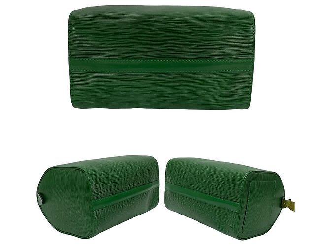 Louis Vuitton Epi Leather Speedy 25 Handbag Green - view 7