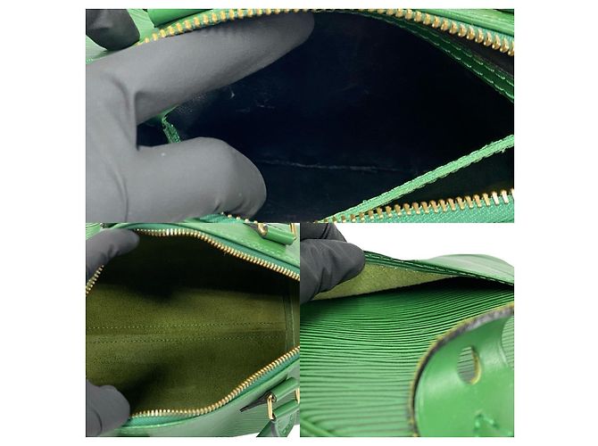 Louis Vuitton Epi Leather Speedy 25 Handbag Green - view 9