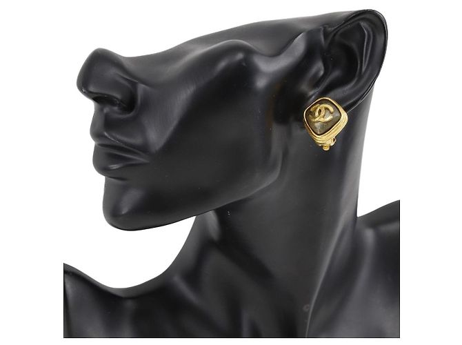 Chanel Coco Mark Ohrringe Golden - Ansicht 2