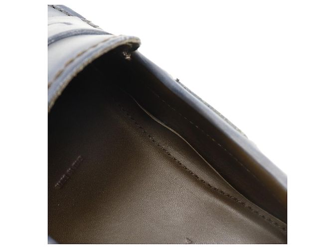 Autre Marque Mocassini in pelle Berluti scarpe da guida blu per uomini - vista 7