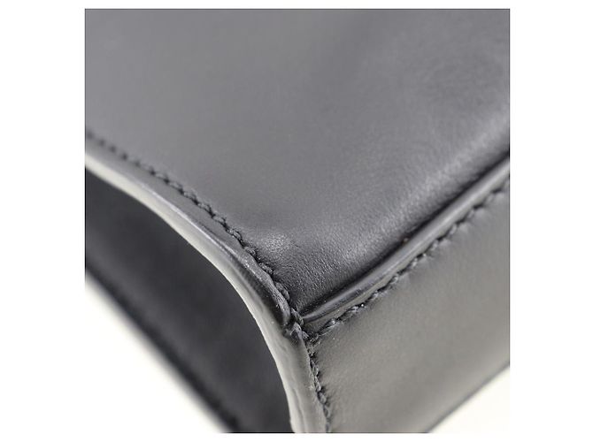 Borsa Fendi Peekaboo Business in pelle nera 2WAY Nero - vista 4
