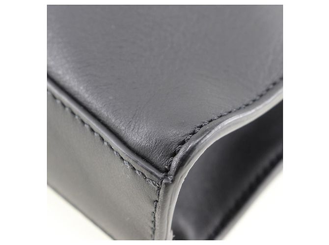 Borsa Fendi Peekaboo Business in pelle nera 2WAY Nero - vista 5