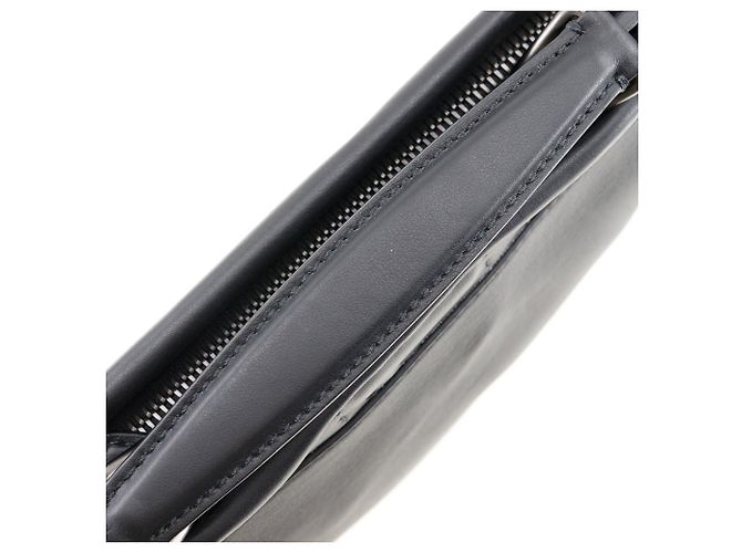 Borsa Fendi Peekaboo Business in pelle nera 2WAY Nero - vista 6