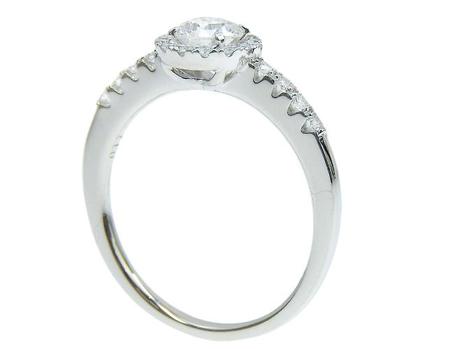 Autre Marque Pt950 Platin-Diamantring 12 Silber - Ansicht 3