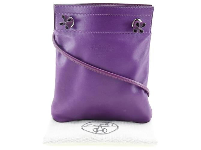 Hermès Borsa a spalla mini Aline Hermes viola Porpora - vista 10