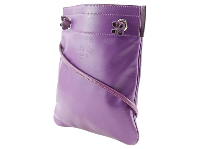 Hermès Borsa a spalla mini Aline Hermes viola Porpora - vista 2
