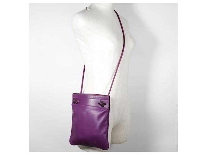 Hermès Borsa a spalla mini Aline Hermes viola Porpora - vista 9