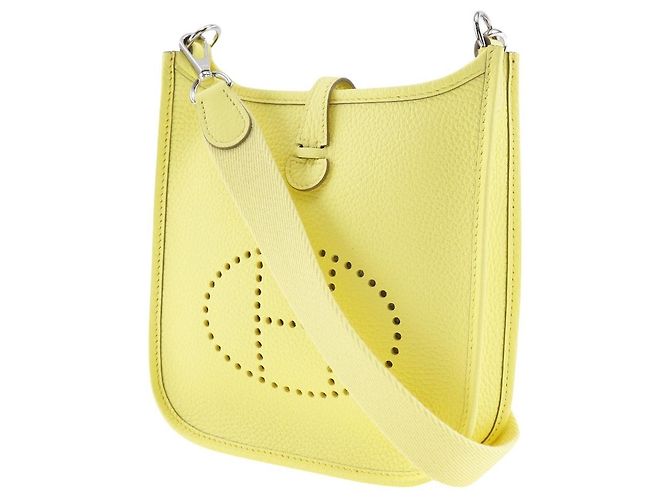 Hermès Hermes Evelyne 16 TPM Shoulder Bag Limoncello Yellow - view 2