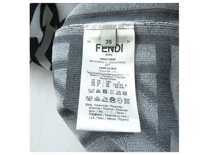 Fendi Marc Jacobs Strickkleid Nylon Rayon 2022 - Ansicht 6