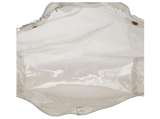 Hermès Sac à main tote en vinyle Kelly transparent Hermes - vue 5