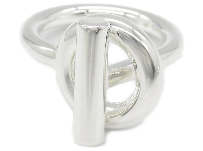 Ring Hermès Bague Escape en argent 925 Hermes Argenté - vue 2
