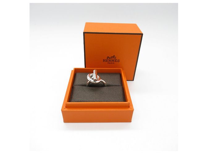 Ring Hermès Bague Escape en argent 925 Hermes Argenté - vue 5