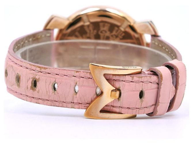 Autre Marque Gaga Milano MANUALE 40 Edelstahl Uhr Pink - Ansicht 5