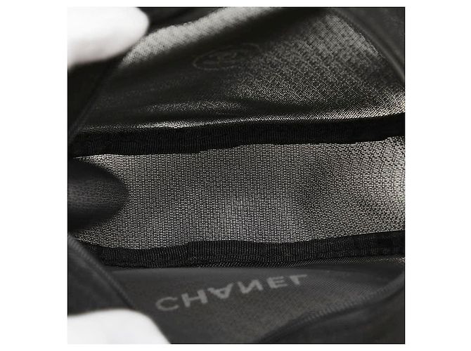 Vanity Bolso de nylon Chanel Coco Mark Negro - vista 4