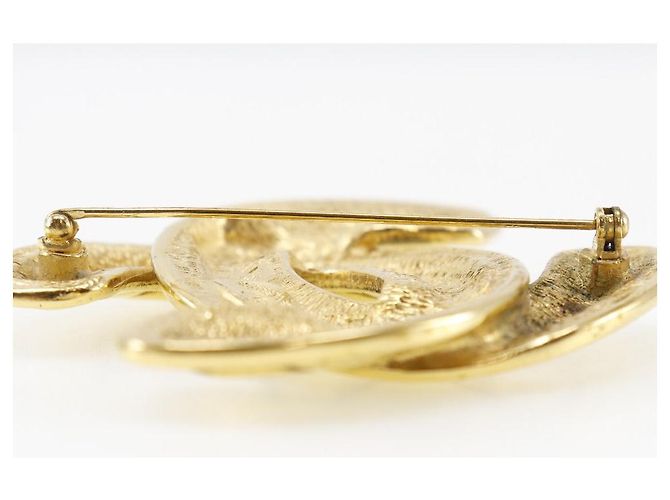 Spilla Chanel Coco Mark Placcata Oro D'oro - vista 3