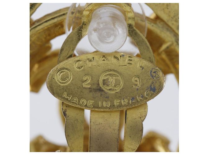 Orecchini placcati in oro Chanel D'oro - vista 7
