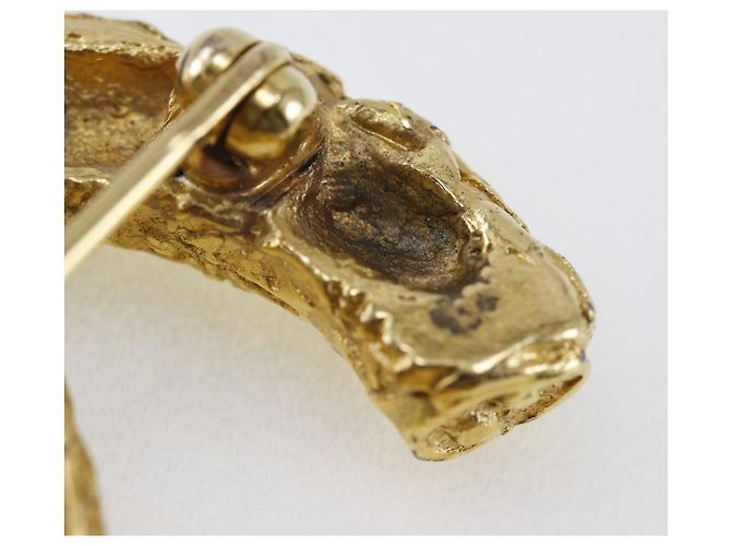 Spilla Chanel Coco Mark Placcata Oro 93A D'oro - vista 4