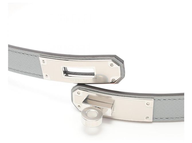 Hermès Hermes Kelly Belt Epsom Leather Blue - view 4