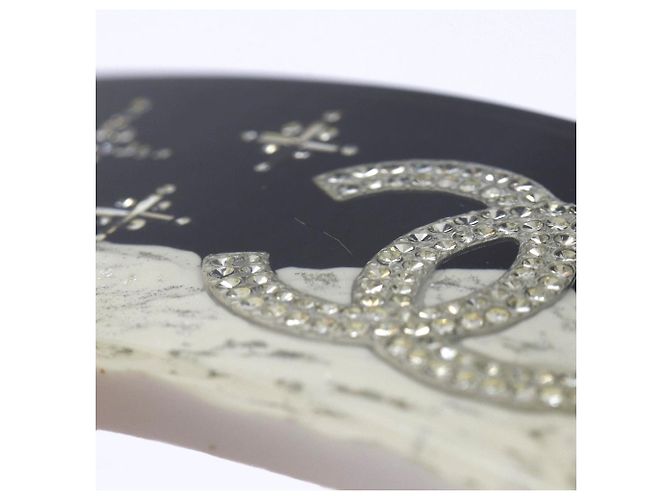 Fermaglio per capelli in plastica e metallo Chanel Bianco - vista 5