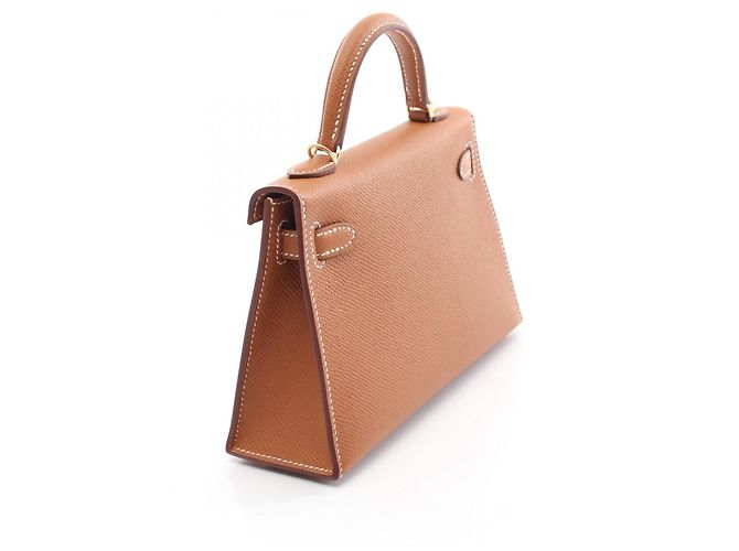 Hermès Hermes Mini Kelly 2 Handbag Brown - view 2