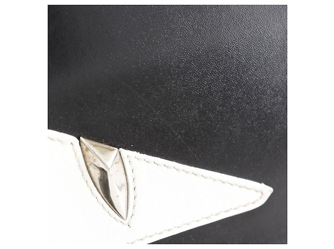 Borsa Clutch Fendi Bugs Monster 7VA433 Nero - vista 6
