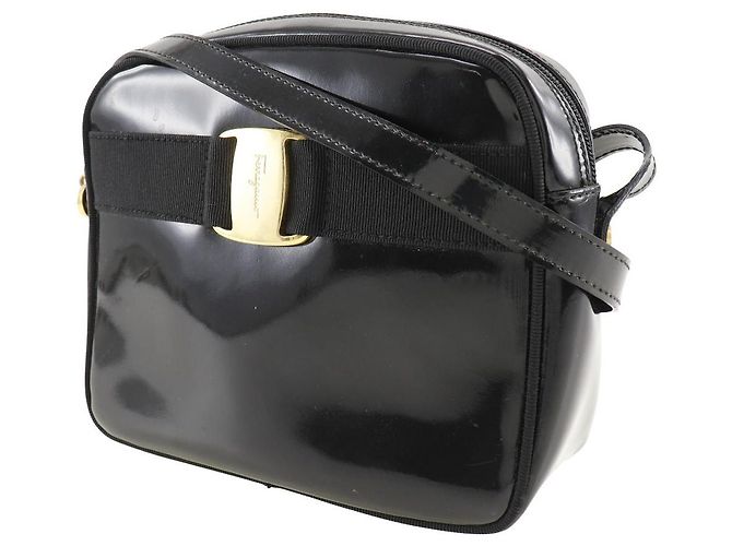 Borsa a spalla Vara di Salvatore Ferragamo nera Nero - vista 2