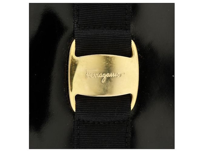Borsa a spalla Vara di Salvatore Ferragamo nera Nero - vista 8