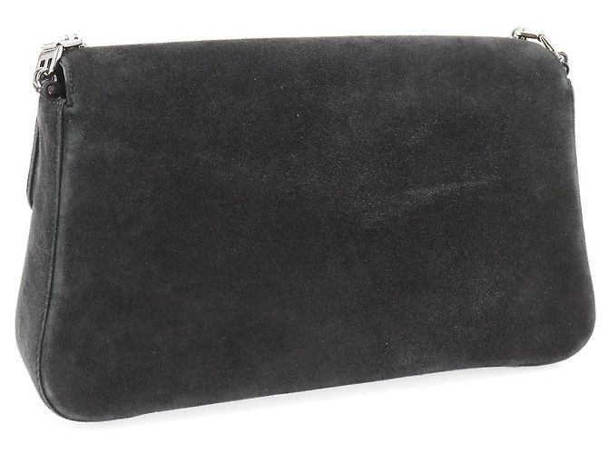Borsa a spalla in suede Bally nera Nero - vista 3