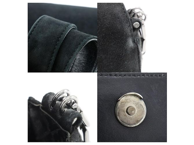 Borsa a spalla in suede Bally nera Nero - vista 6