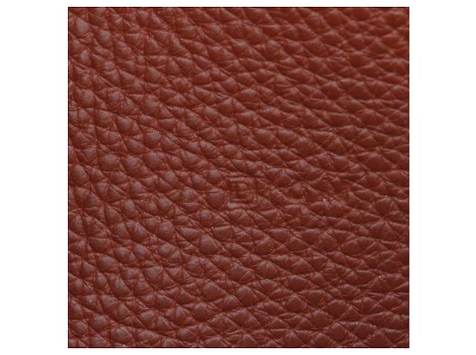Hermès Cartera Larga GM Dogon Burdeos Hermes Castaño - vista 9