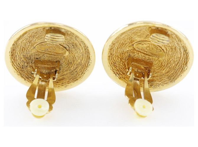 Orecchini Chanel Coco placcati in oro D'oro - vista 4