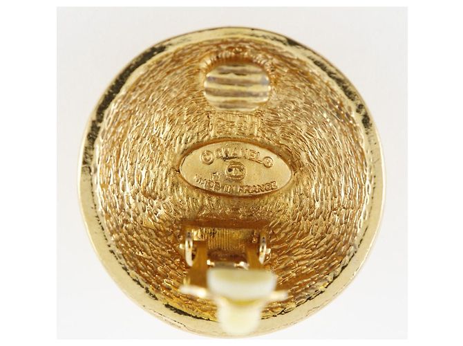 Orecchini Chanel Coco placcati in oro D'oro - vista 6
