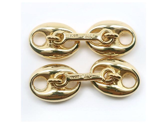 Gemelli vintage placcati in oro di Gucci D'oro - vista 5