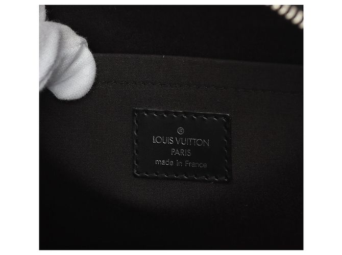 Sac à main en cuir noir Louis Vuitton Bowling Montaigne GM M59312 - vue 4