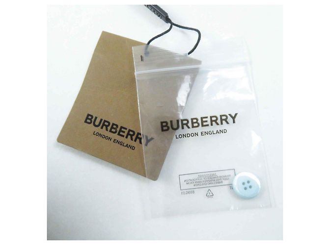 Camicia da pigiama in seta con monogramma e logo Burberry - vista 2