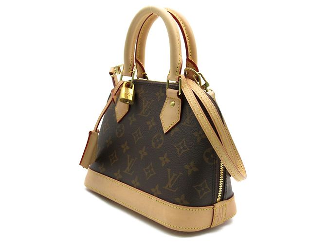 Louis Vuitton Alma BB 2way Shoulder Bag Brown M53152 - view 2