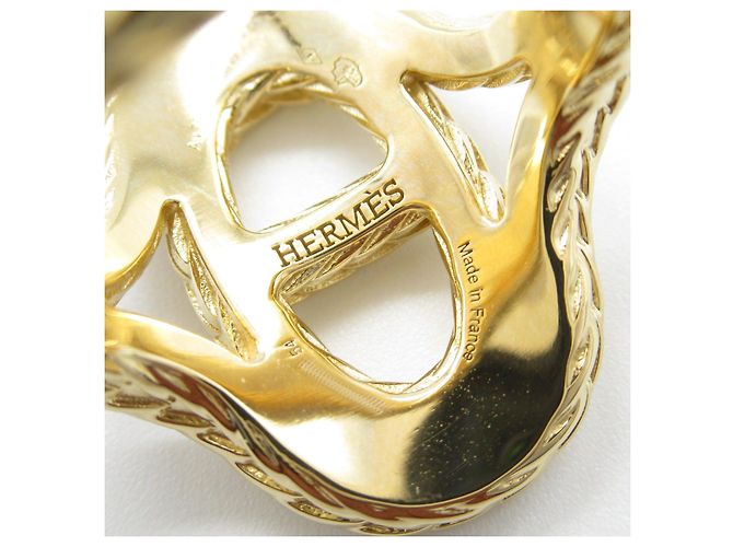 Ring Hermès Anillo Danae Chaine d'Ancre Hermes en oro amarillo K18 Dorado - vista 4