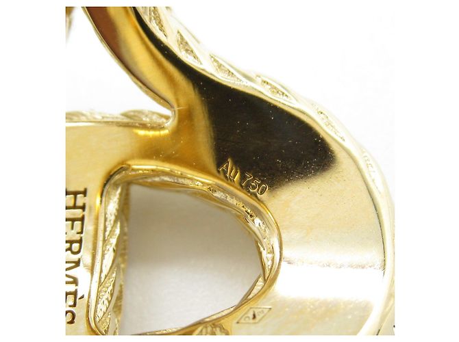 Ring Hermès Anillo Danae Chaine d'Ancre Hermes en oro amarillo K18 Dorado - vista 5