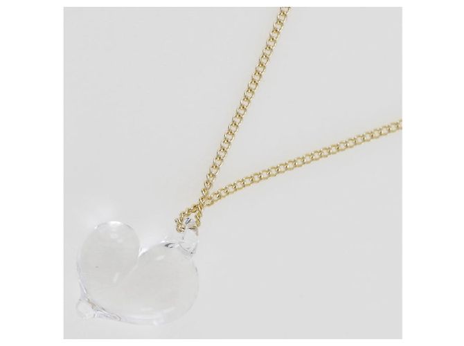 Autre Marque Collana a forma di cuore placcata oro D'oro - vista 3