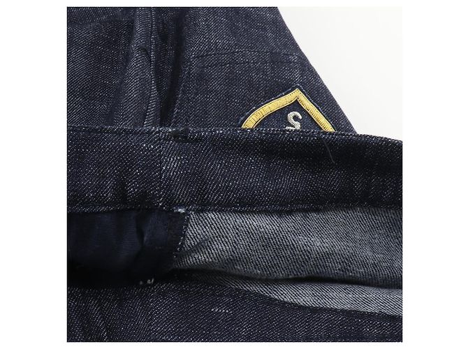 Pantalones de mezclilla Chanel de algodón índigo Azul - vista 2