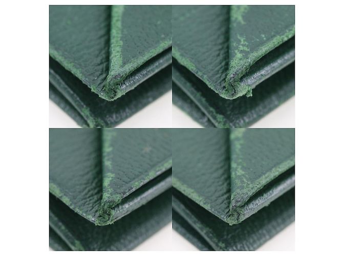 Monedero de cuero Zulu de Hermès Verde - vista 4